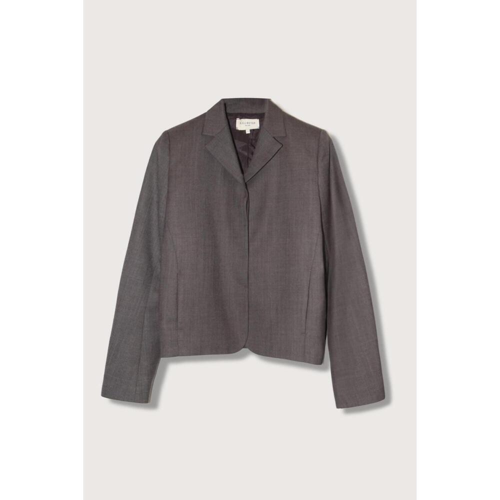 NEW KALLMEYER women's iman shrunken blazer in brown
